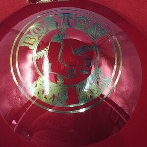 SC Christmas MLB Boston Red Sox Ball Ornament Laser Engraved Heirloom Keepsake